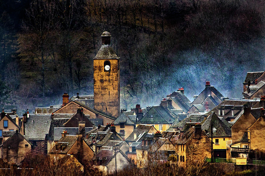 Mountain Village In France Photograph by Alain Mazalrey