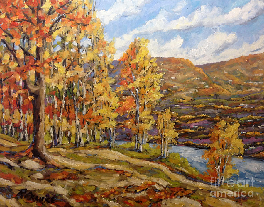 Mountain Vista by Prankearts Painting by Richard T Pranke