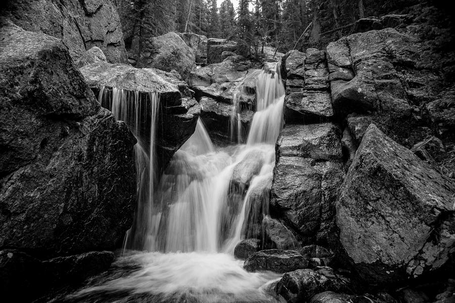 Waterfall Photograph - Mountain Waterfall by Garett Gabriel