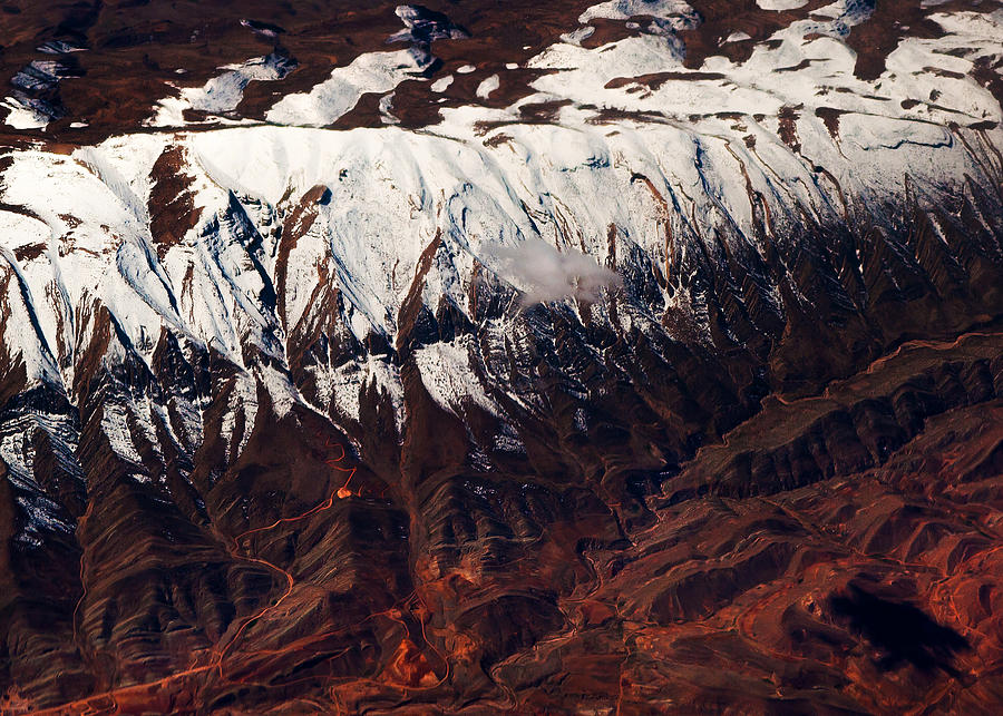 Mountains. Aerial. Beauty of Our Planet Photograph by Jenny Rainbow