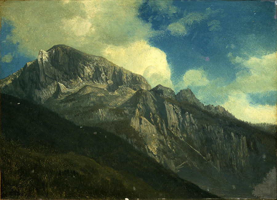 Mountains Painting by Albert Bierstadt