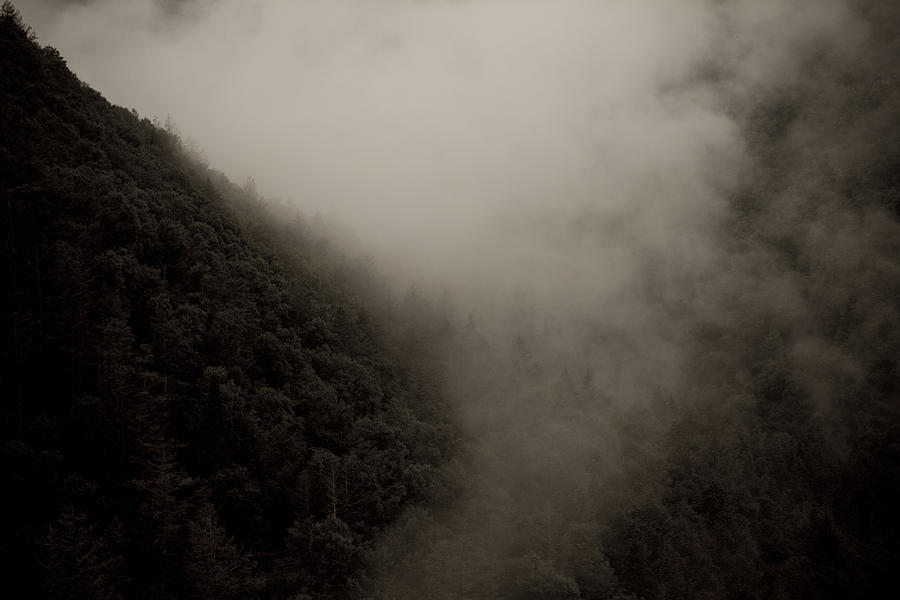 Mountain Photograph - Mountains And Mist by Shane Holsclaw