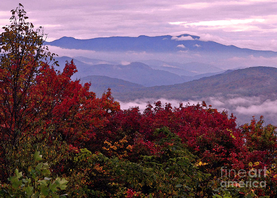Fall Photograph - Mountains in Fall by Lydia Holly