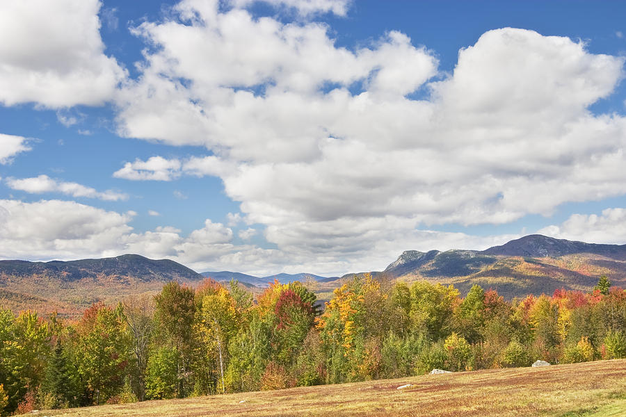 Fall Photograph - Mountains In Fall Mount Blue State Park Weld Maine by Keith Webber Jr