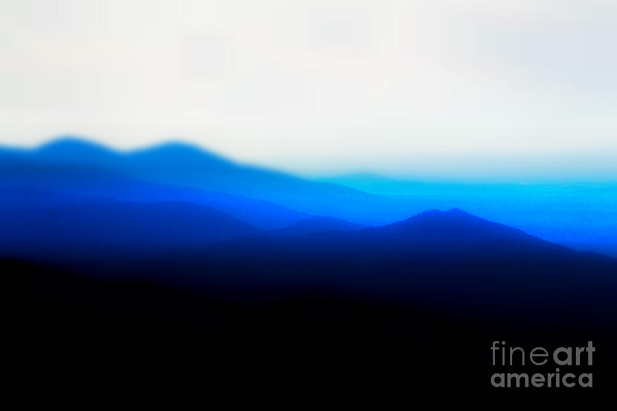 Mountain Photograph - Mountains In The Mist by Carlee Ojeda