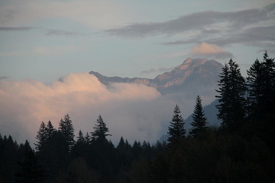Mountains in the Morning Photograph by Doris Potter