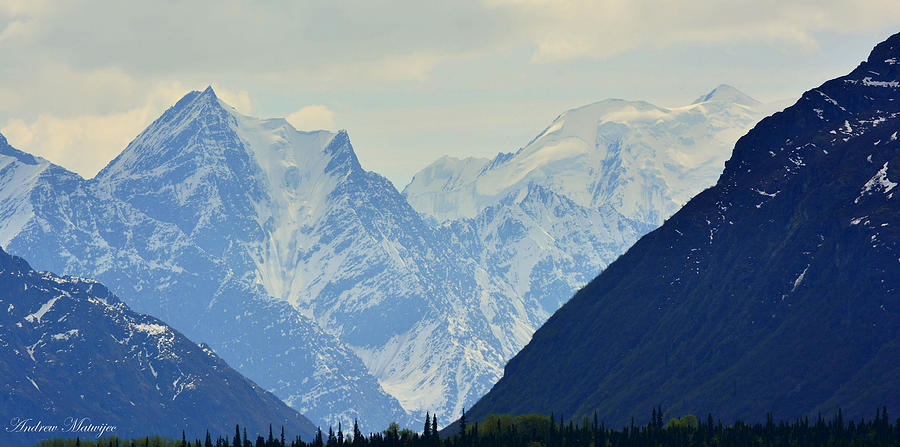 Mountains Near Matanuska Glacier Photograph by Andrew Matwijec