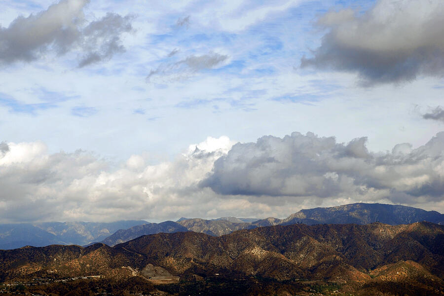 Mountains Northeast of LA Photograph by Steve Tracy