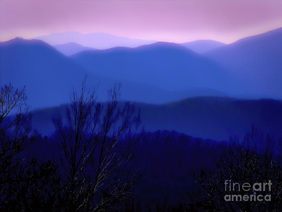 Mountains Of Blue Photograph by Ken Johnson