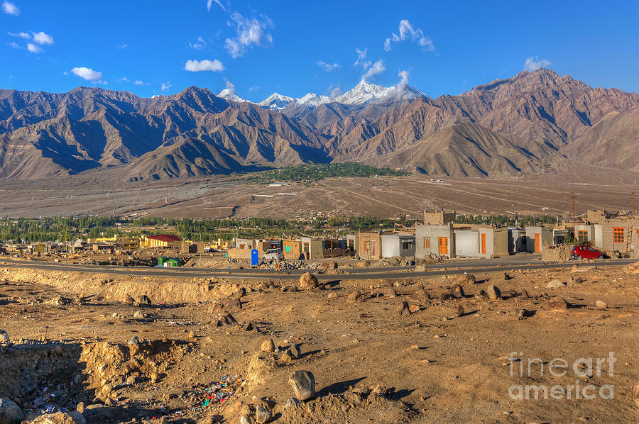 Mountain Photograph - Mountains of Leh Ladakh Jammu and Kashmir India by Rudra Narayan  Mitra