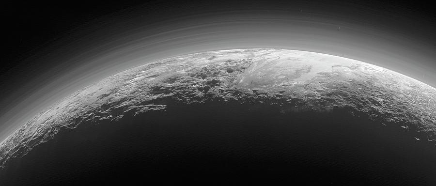 Mountains On Pluto Photograph by Nasa