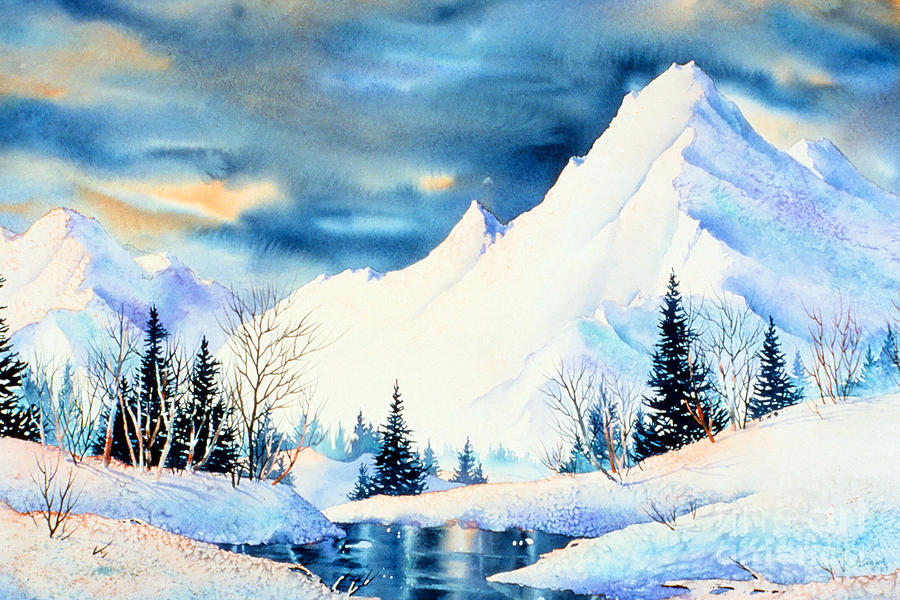 Mountains Painting by Teresa Ascone