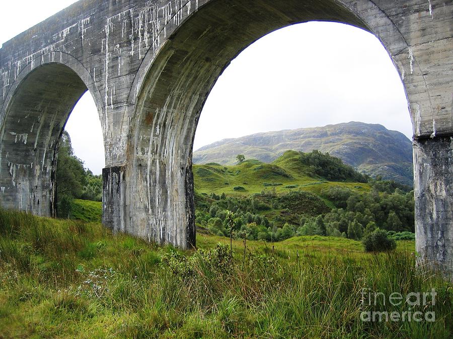 Mountains Through The Viaduct Photograph by Denise Railey