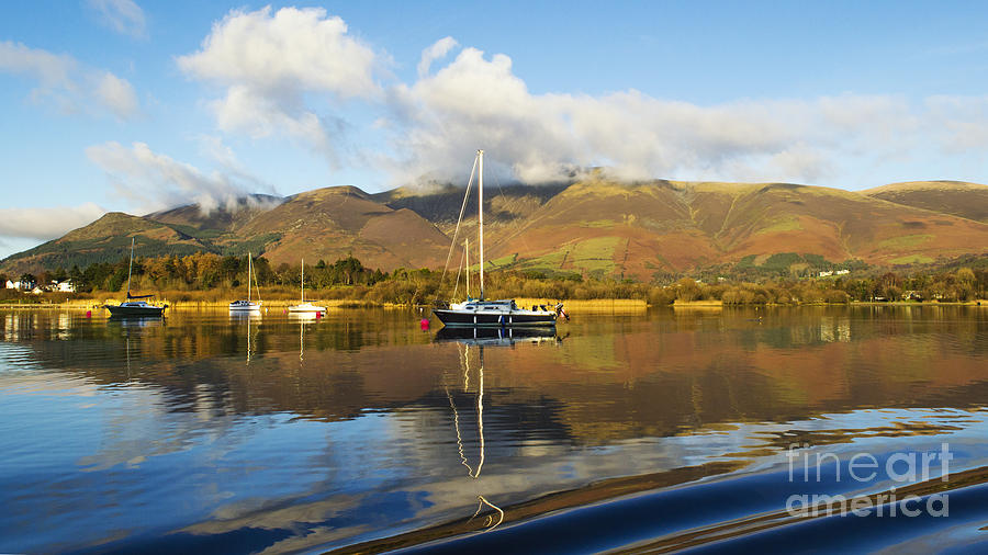 Mountainscape of Skiddaw Cumbria Photograph by Linsey Williams
