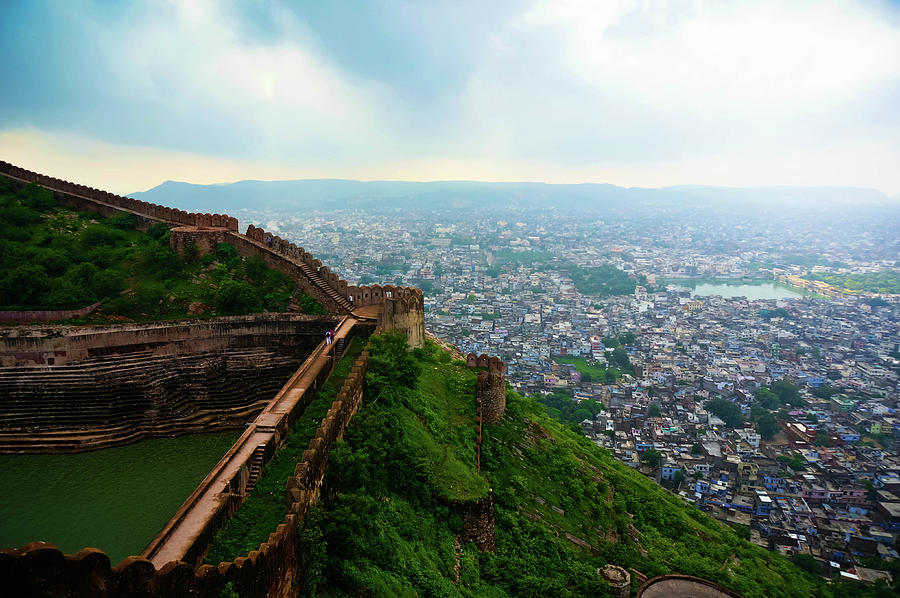 Mountaintop Fort Overlooking The City Photograph by Amlan Mathur