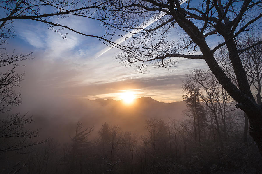 Mountaintop Sunrise Photograph by Maria Robinson