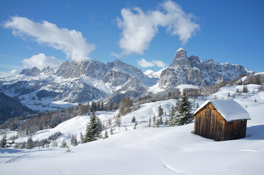 Mounts Lavarella, Conturines And Photograph by Ellen Rooney / Robertharding