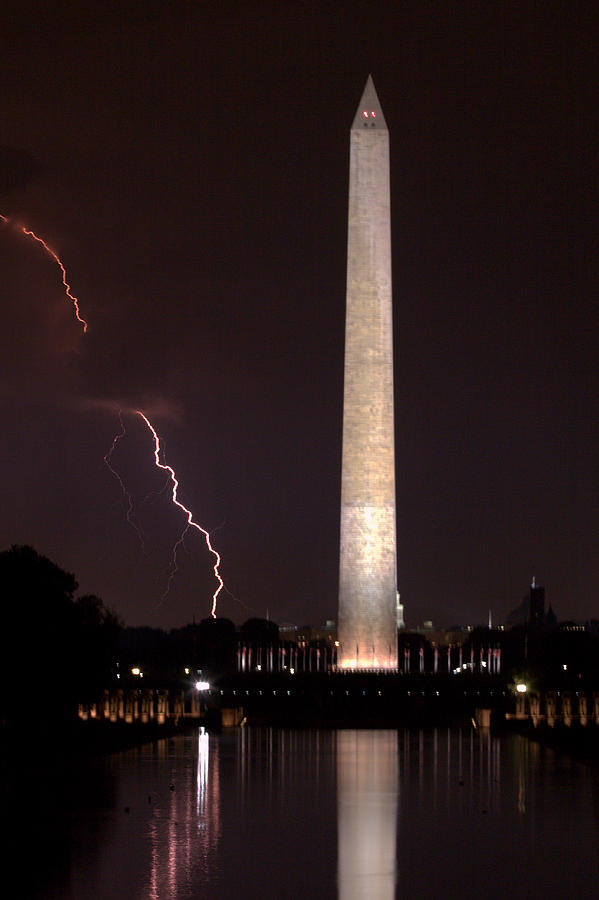 Mounumental Lightning Strike Photograph by Jerry Gammon