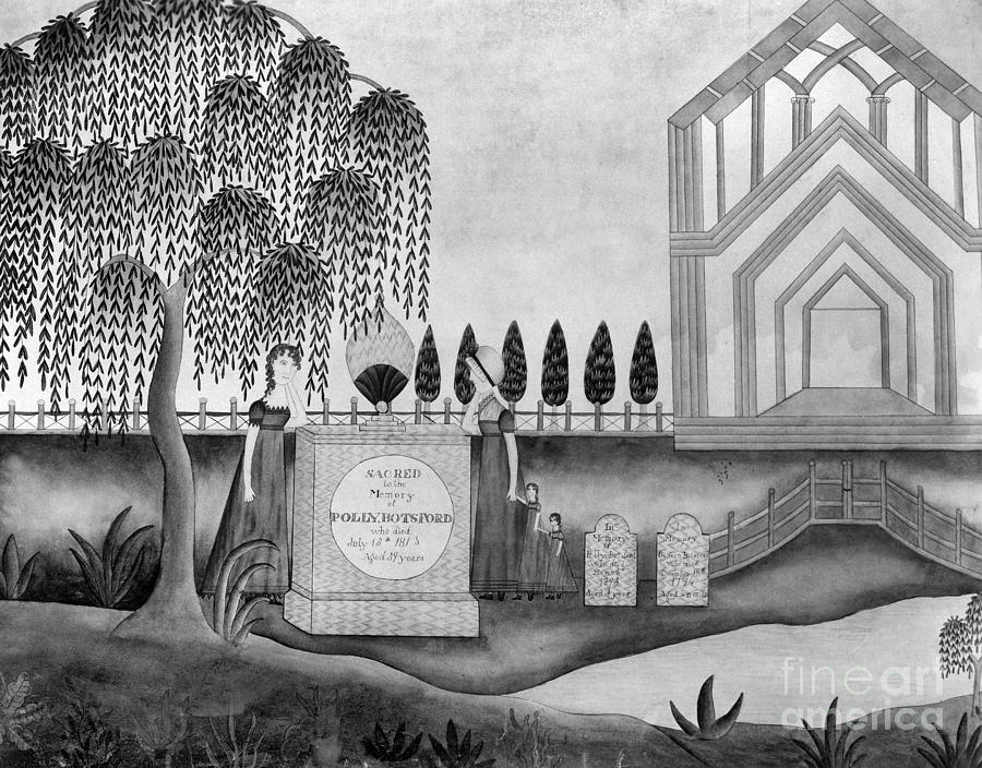 Mourning c1815 Painting by Granger