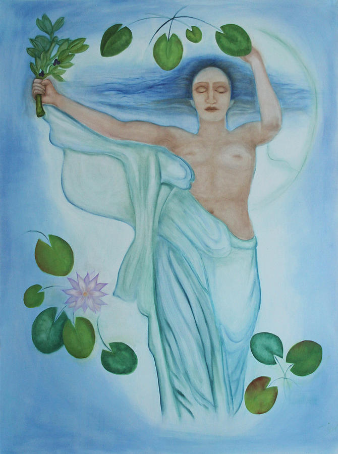 Mourning Victory Submerged Painting by Diana Perfect