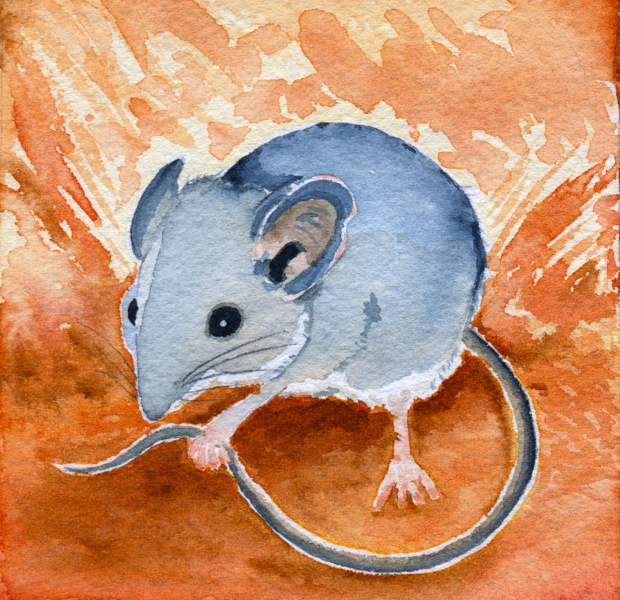Mouse Painting by Katherine Miller