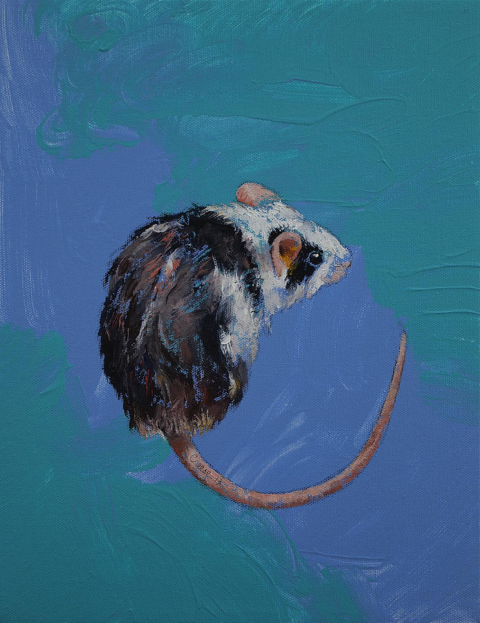 Mouse Painting by Michael Creese
