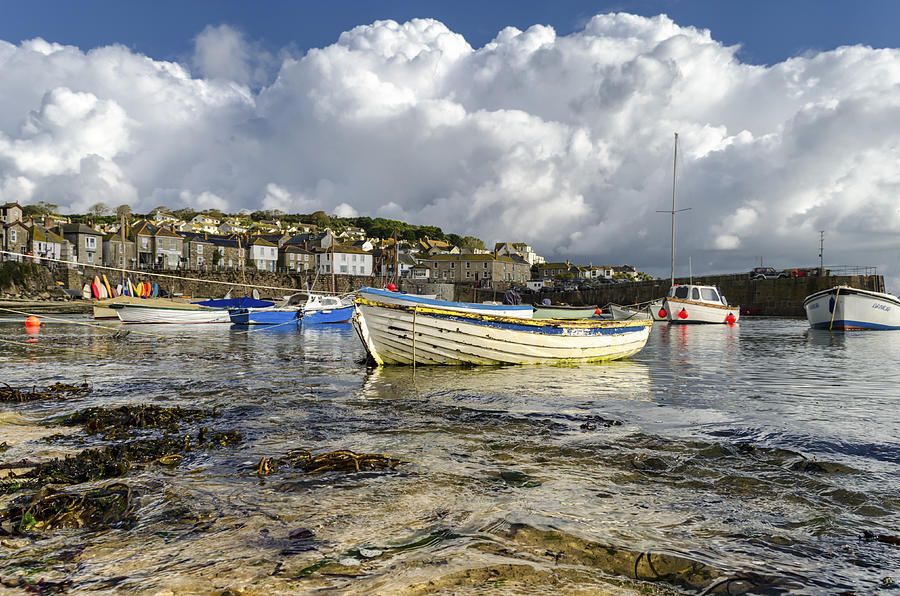 Mousehole Harbor Cornwall Photograph by Joseph S Giacalone