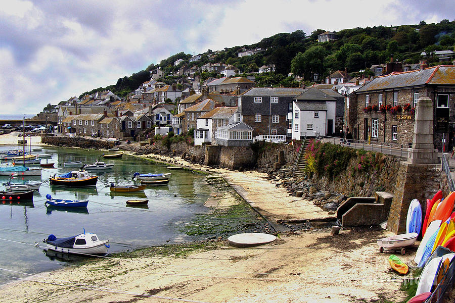 Mousehole Harbour Cornwall Photograph by Terri Waters