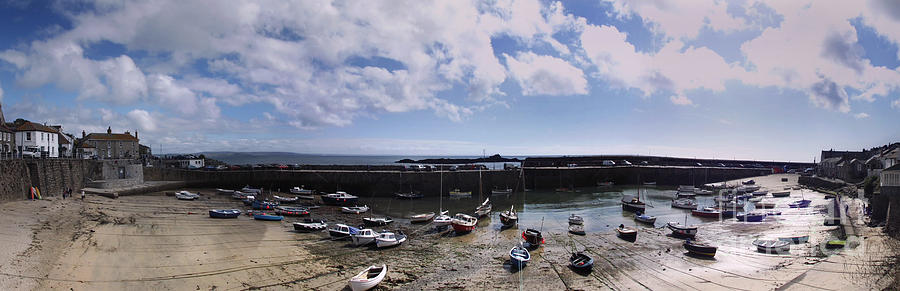 Mousehole Panorama 2 Photograph by Linsey Williams