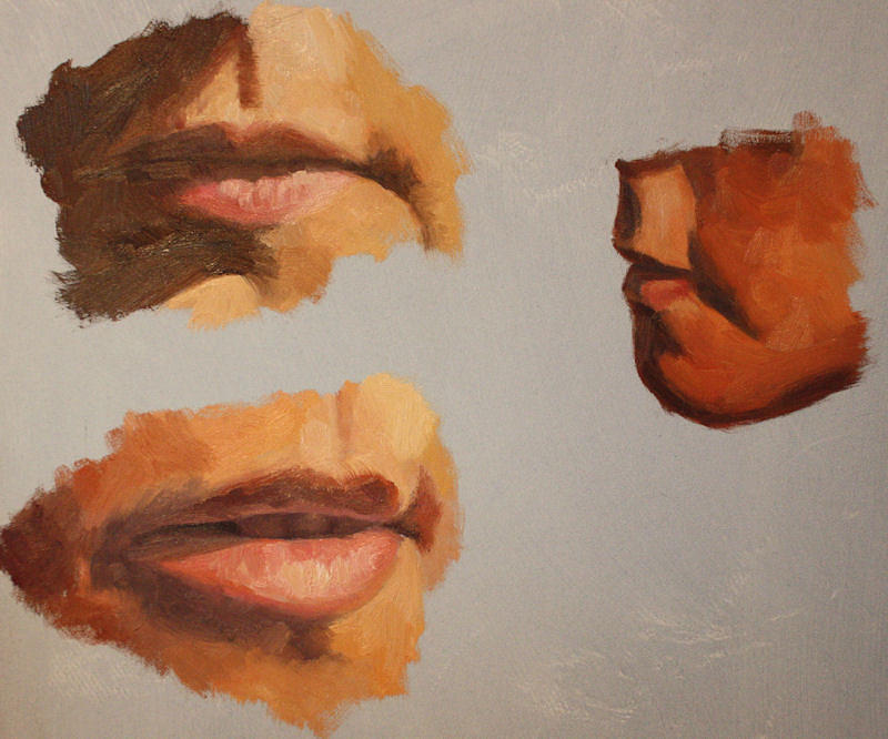 Mouths Painting by Rachel Bochnia