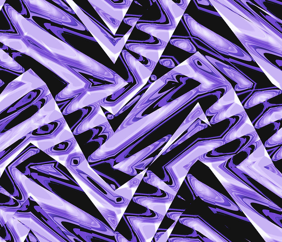 MoveOnArt PurpleMountainsAbstract Digital Art by MovesOnArt Jacob ...