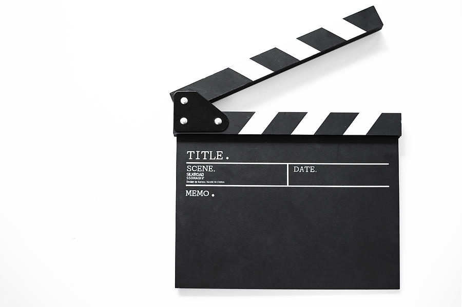 Movie clapper board,Movie Production, Photograph by Krisanapong Detraphiphat
