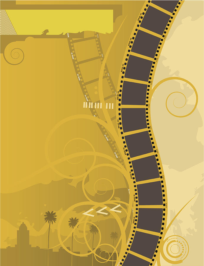Movie Poster - Filmstrip Drawing by SaulHerrera