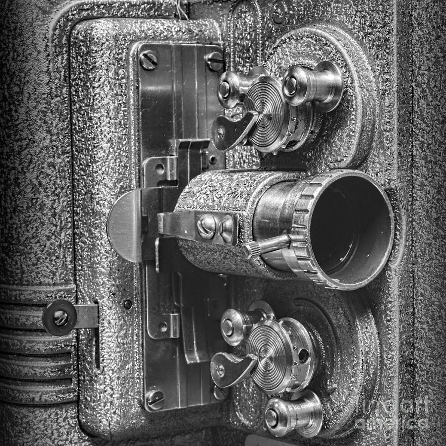 Movie Projector in 8mm Square Photograph by Paul Ward