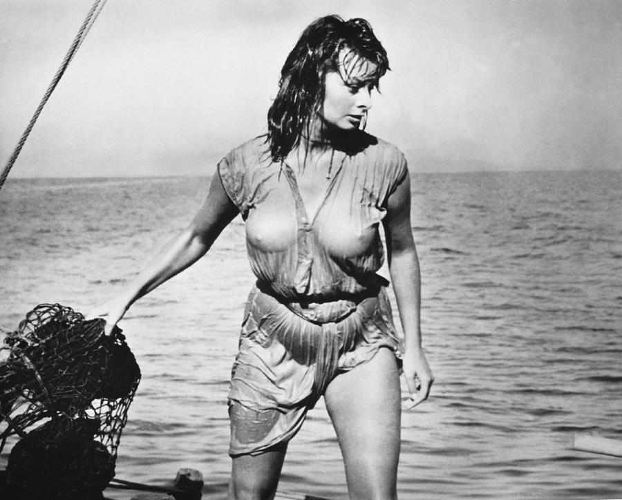 Movie star Sophia Loren Photograph by Underwood Archives