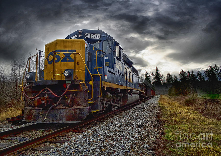 Moving Along In A Train Engine Photograph by Melissa Messick
