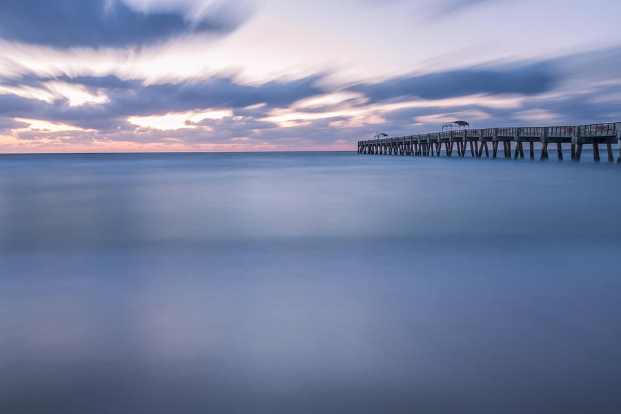 Moving Along the Pier Photograph by Jon Glaser
