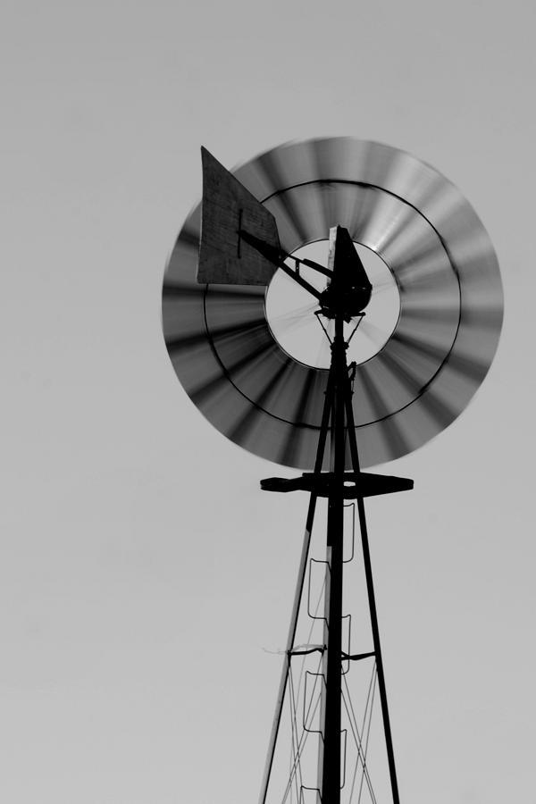 Moving Metal Windmill Photograph by Greni Graph