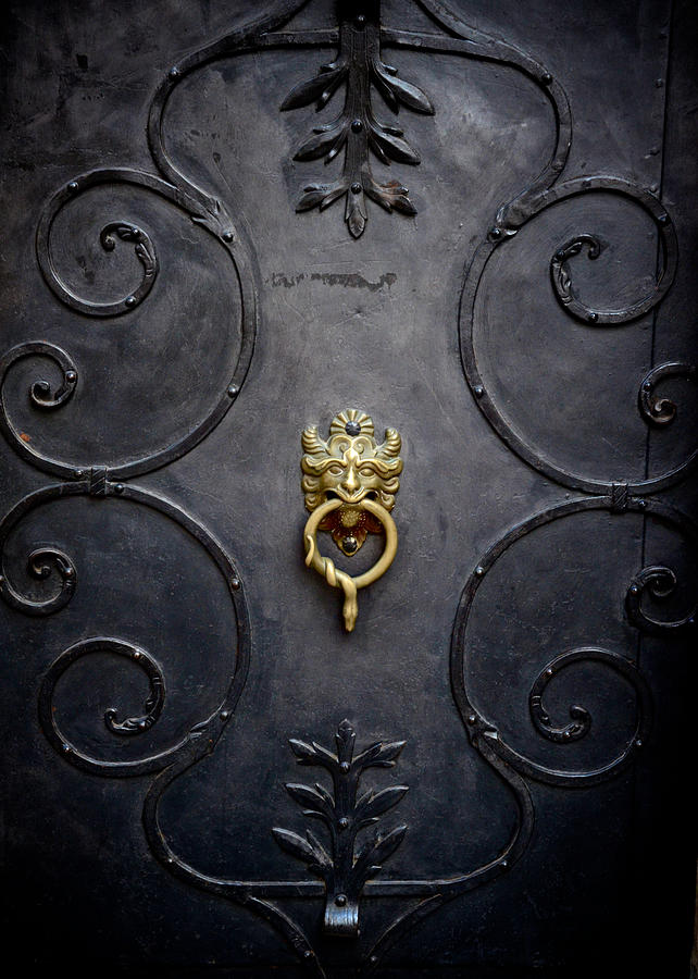 Mozarts Doorknocker Photograph by Catherine Murton