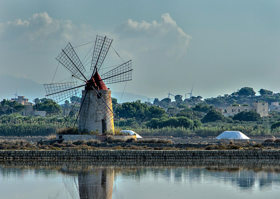 Mozia Sicily Windmill Photograph by Alan Toepfer