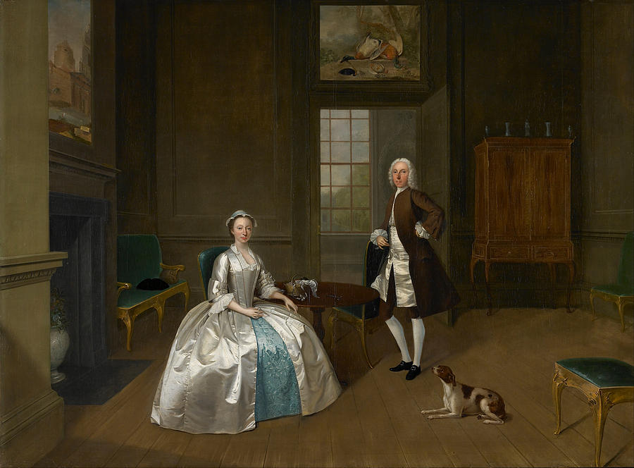 Mr and Mrs Atherton Painting by Arthur Devis
