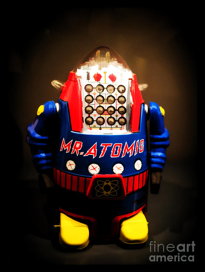 Mr. Atomic Tin Robot Photograph by Edward Fielding
