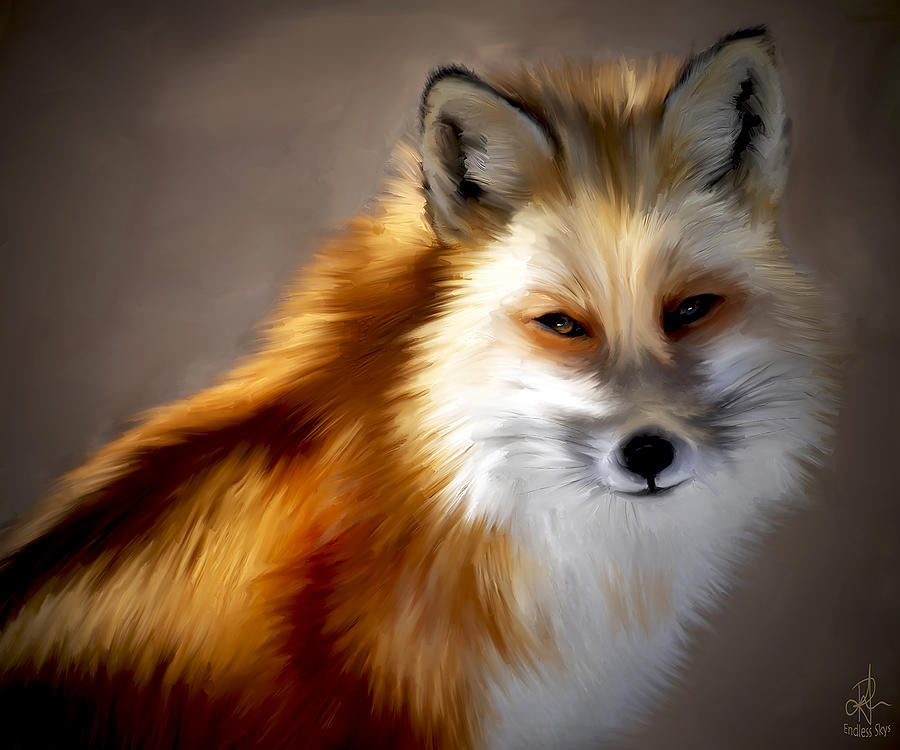 Mr. Fox Painting by Pennie McCracken