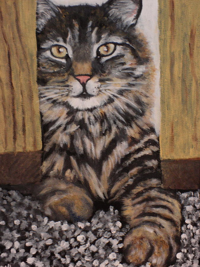 Mr Fuzz Painting by Carol Russell