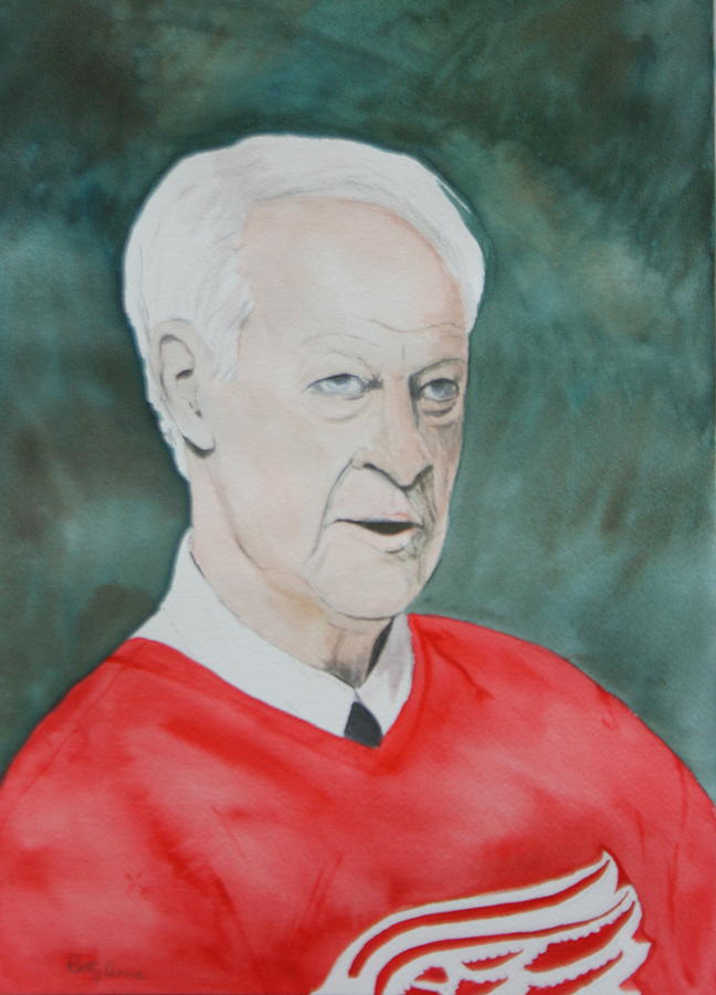 Mr. Hockey Painting by Betty-Anne McDonald