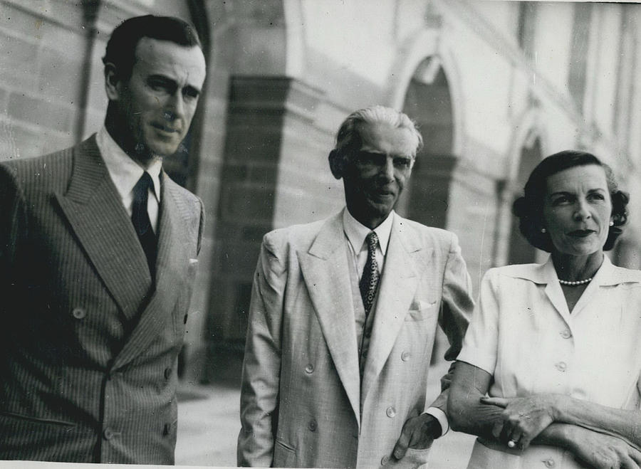 Mr. Jinnah Meets The New Viceroy Photograph by Retro Images Archive