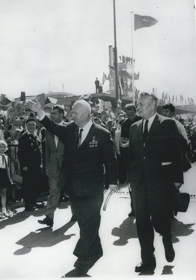 Mr.  Khrushchev Arrives In Prague Photograph by Retro Images Archive