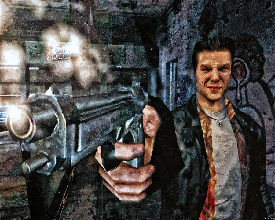 Mr Max Payne Painting by Joe Misrasi