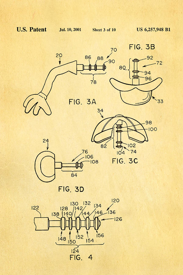 Toy Photograph - Mr Potato Head 2 Patent Art 2001 by Ian Monk