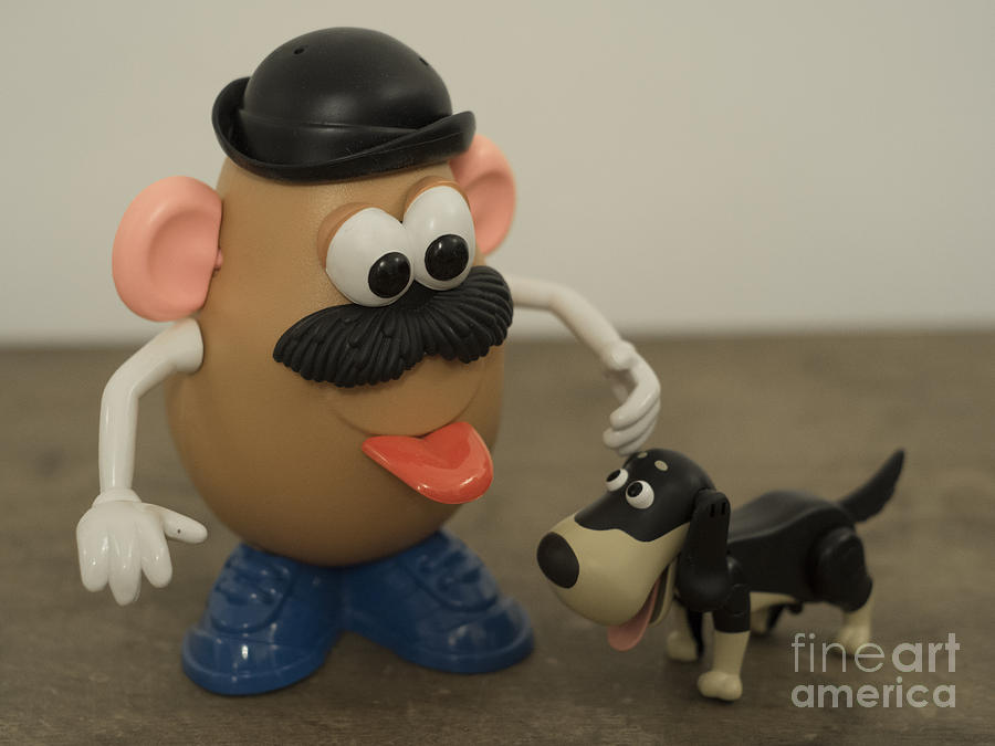 Potato Photograph - Mr Potato Head and his doggy  by Rob Hawkins